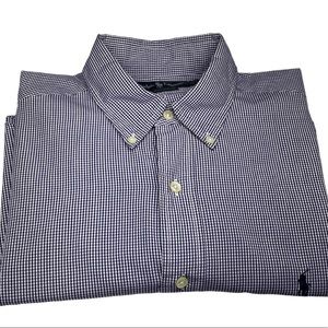 Ralph Lauren Men's Dress Casual Shirt Classic Fit Yarmouth Cotton Size 16.5 34